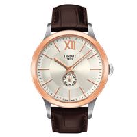 Orologio Tissot Uomo T-Gold Classic in Acciaio/Oro rosa T9124284603800